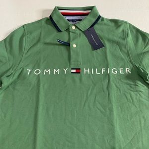 Tommy Hilfiger Green Polo Shirt with Logo